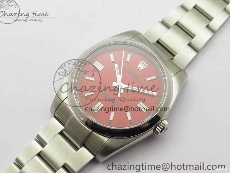 126000 1:1 Steel Perpetual Oyster Edition KRF Dial 36mm Best Red 904L A2824 0318